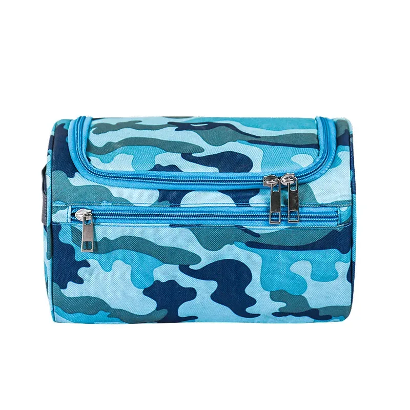 sac à cosmétiques de camouflage de maquillage, organisateur de voyage unisexe, trousse de toilette, sac de rangement, pochette de lavage étanche suspendue de grande capacité