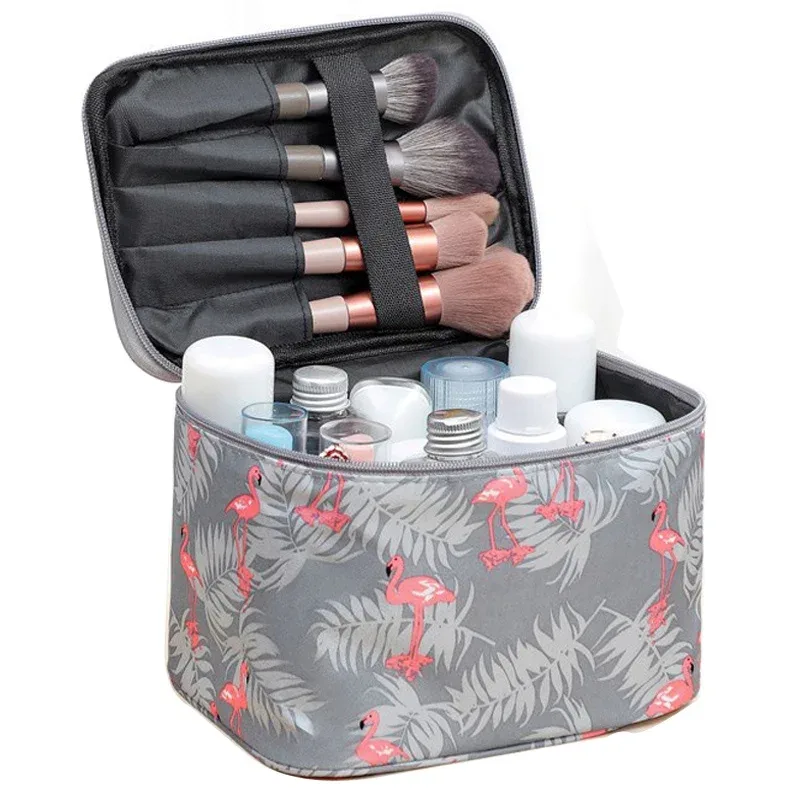 flamingo sacs à cosmétiques rangement de voyage sac de maquillage organisateurs de trousses de toilette boîte de toilette zdh51