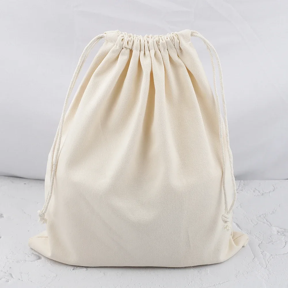 sacs à ficelle de proximité en toile pour femmes et hommes, poudres réutilisables, emballage de voyage, cadeau, logo imprimé, bricolage, sac de rangement fait main, accessoires