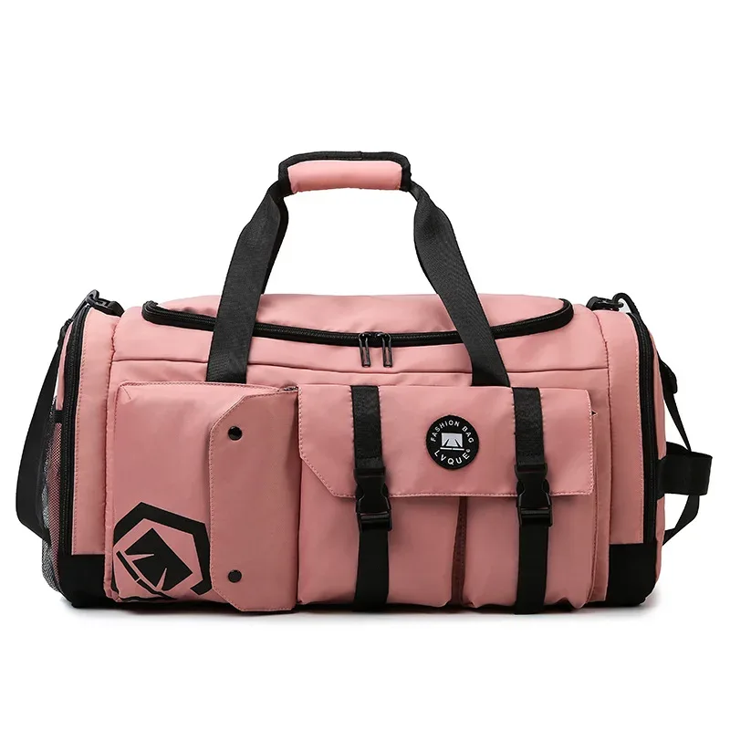 sac à dos de voyage de grande capacité, sac de sport avec compartiment séparé pour les affaires sèches et humides, compartiment indépendant pour les chaussures.