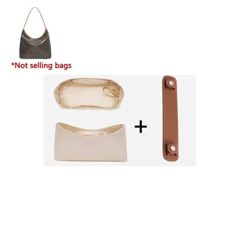 papier dupont pour sac bohe hobo, insert organisateur, sac durable et imperméable, support de rangement ordonné, doublure intérieure, accessoires de sac soignés