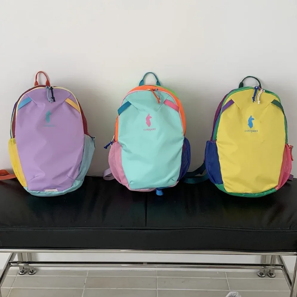 sac à dos pour enfants de 12 l, petite capacité, durable, tendance, à double bandoulière avec logo alpaca pour l'école et les voyages