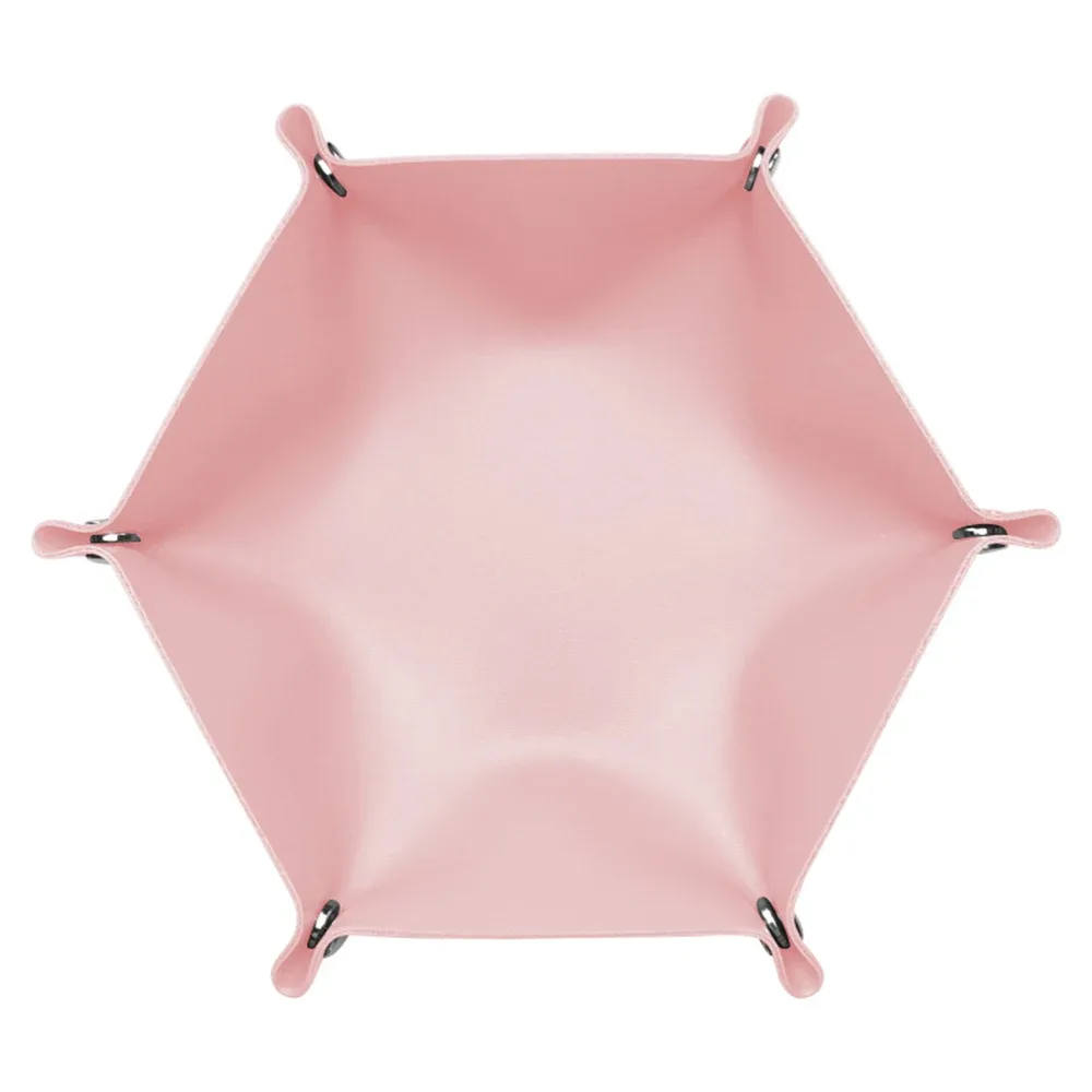 plateau de rangement en cuir pu pour hôtel, logo personnalisé, lettres, plateau à dés, clé hexagonale pour cosmétiques, boîte à bijoux, organisateur de bureau, décoration de la maison