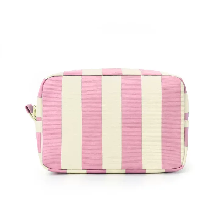 feihong sac cosmétique rayé transfrontalier velours côtelé sac de toilette portable de grande capacité sac de rangement de grande valeur de mode de voyage