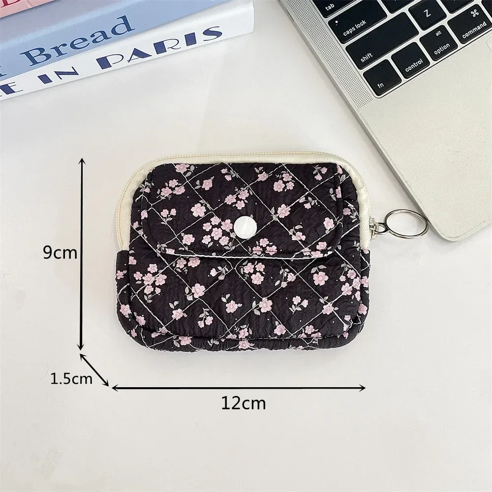 trousse cosmétique tissu coton motifs dessins animaux poche avant zippée format petite boîte usage voyage femmes