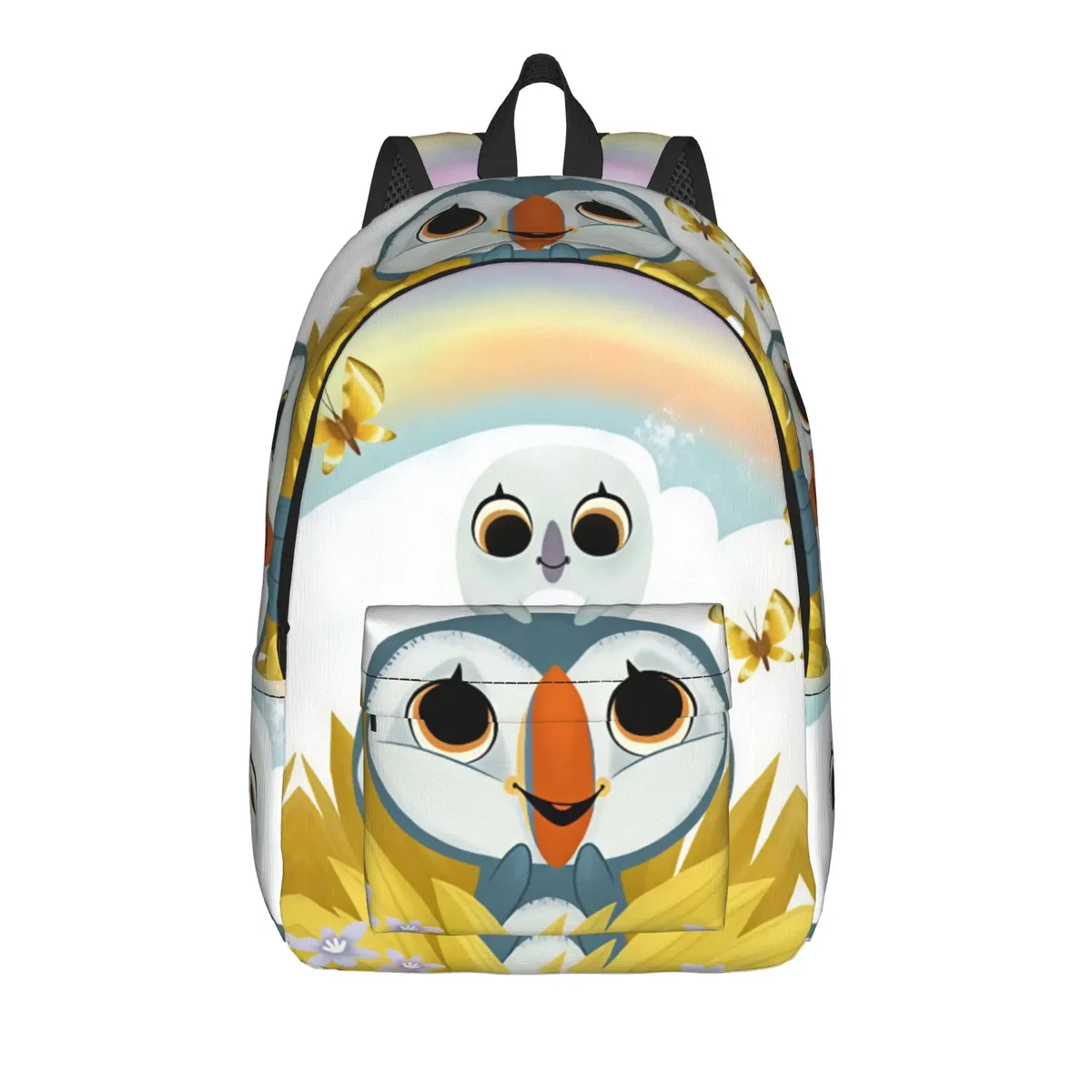 sac à dos puffin rock and new friends pour filles, sacs à dos de randonnée en polyester, grands sacs à dos kawaii pour lycée