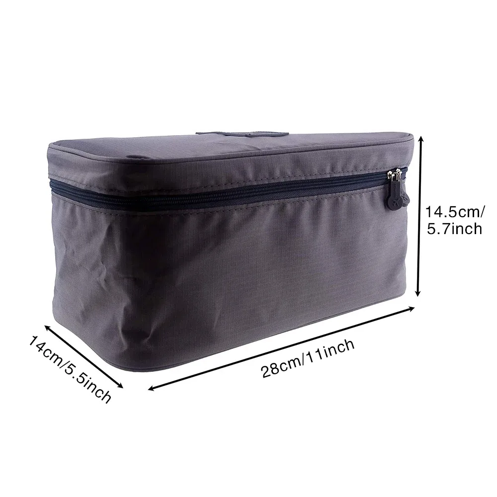 sac de soutien-gorge de voyage pliable pour femmes, organisateur de sous-vêtements, articles de toilette cosmétiques, sac de rangement séparé, étui de lavage portable étanche pour femmes