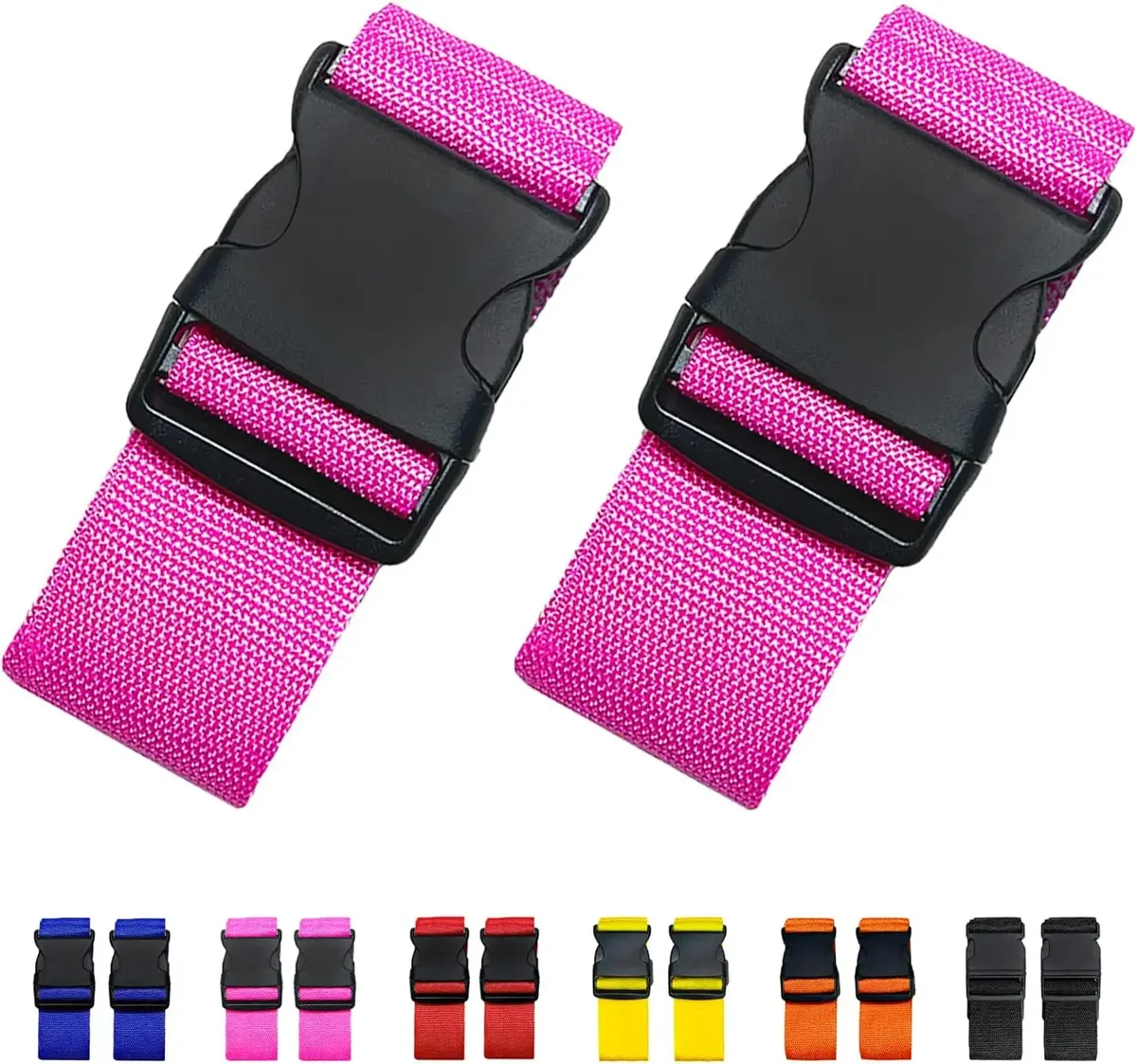 sangles bagage nylon réglables couleurs vives identification valise sécurité voyage moto transport maintien bagages