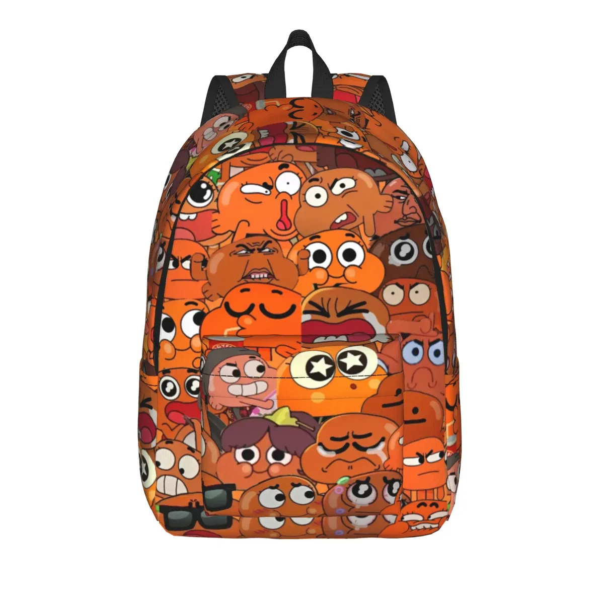 sac à dos décontracté gumballs cartoon pour l'extérieur, le lycée et le travail, pour hommes et femmes, sac à dos pour ordinateur portable en toile