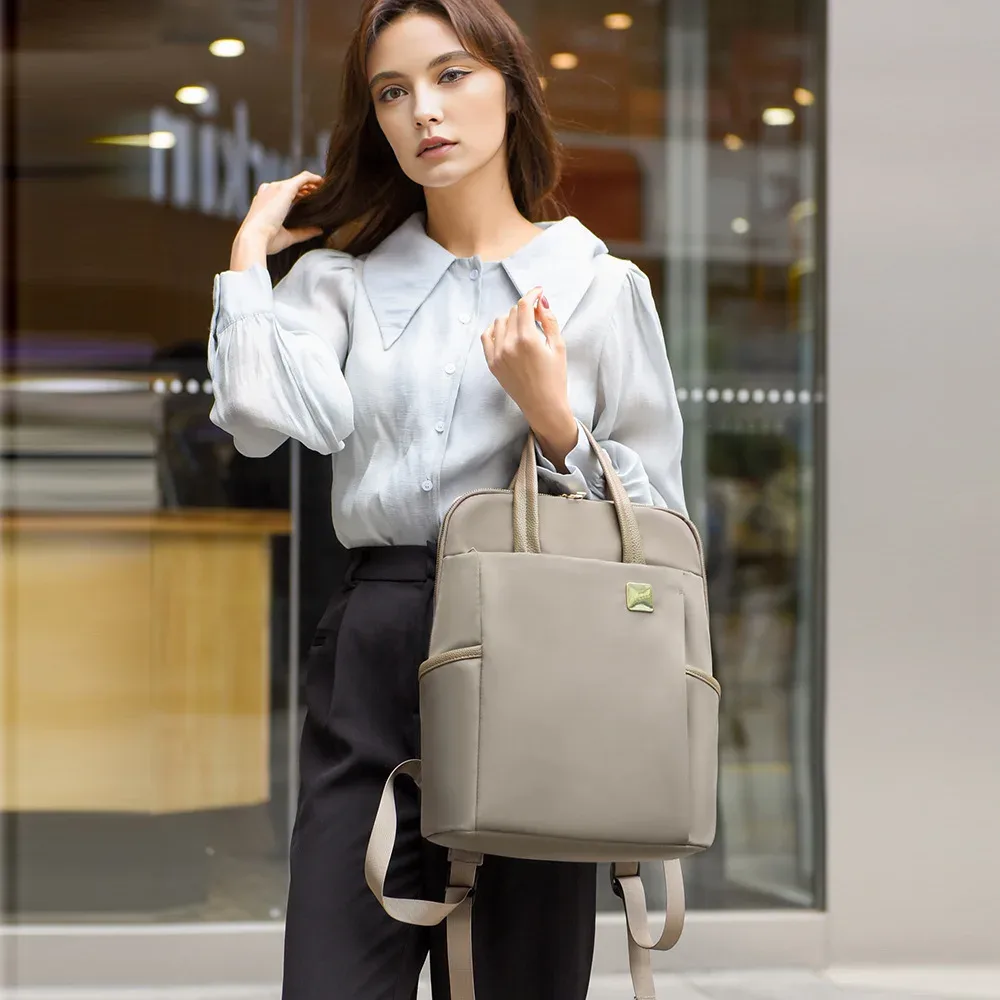 sac à dos en tissu oxford pour femmes, grande capacité, léger, idéal pour les déplacements professionnels, le stockage des ordinateurs portables étudiants, les voyages en plein air
