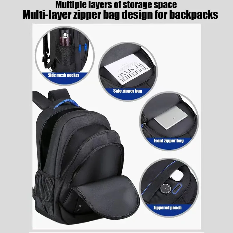sac à dos antivol pour ordinateur portable avec port de chargement usb, grande capacité, sac de voyage d'affaires et scolaire pour hommes et femmes