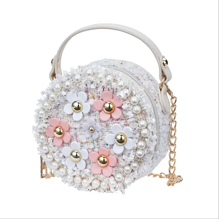 sac à bandoulière princesse pour femmes et petites filles, joli sac à fleurs pour enfants, sac messager pour bébé, initié, tout-petit, nouveau