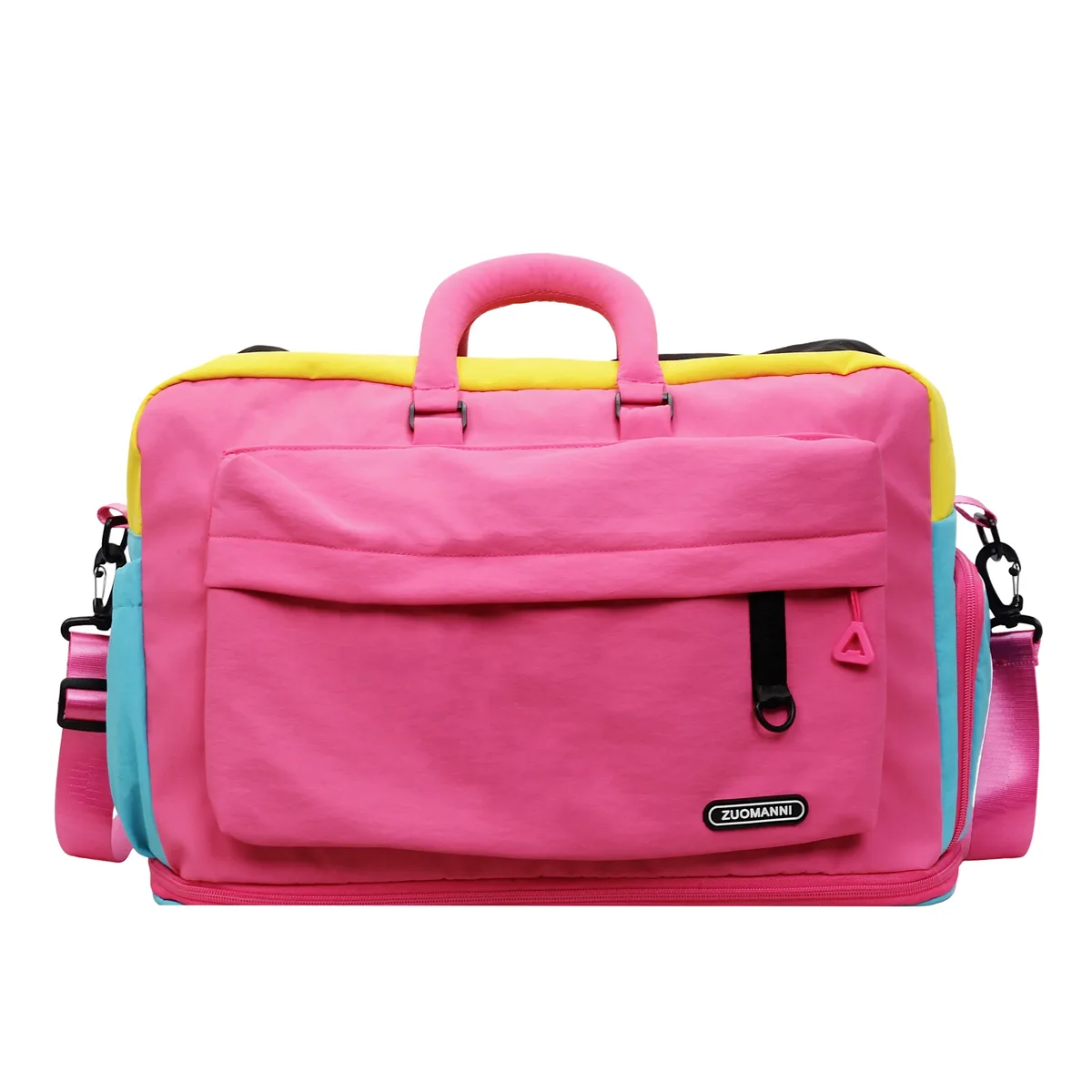 sac de voyage tendance couleur dopamine, sac de sport avec compartiment à chaussures, idéal pour le yoga, les courts séjours, la salle de sport, les escapades de week-end