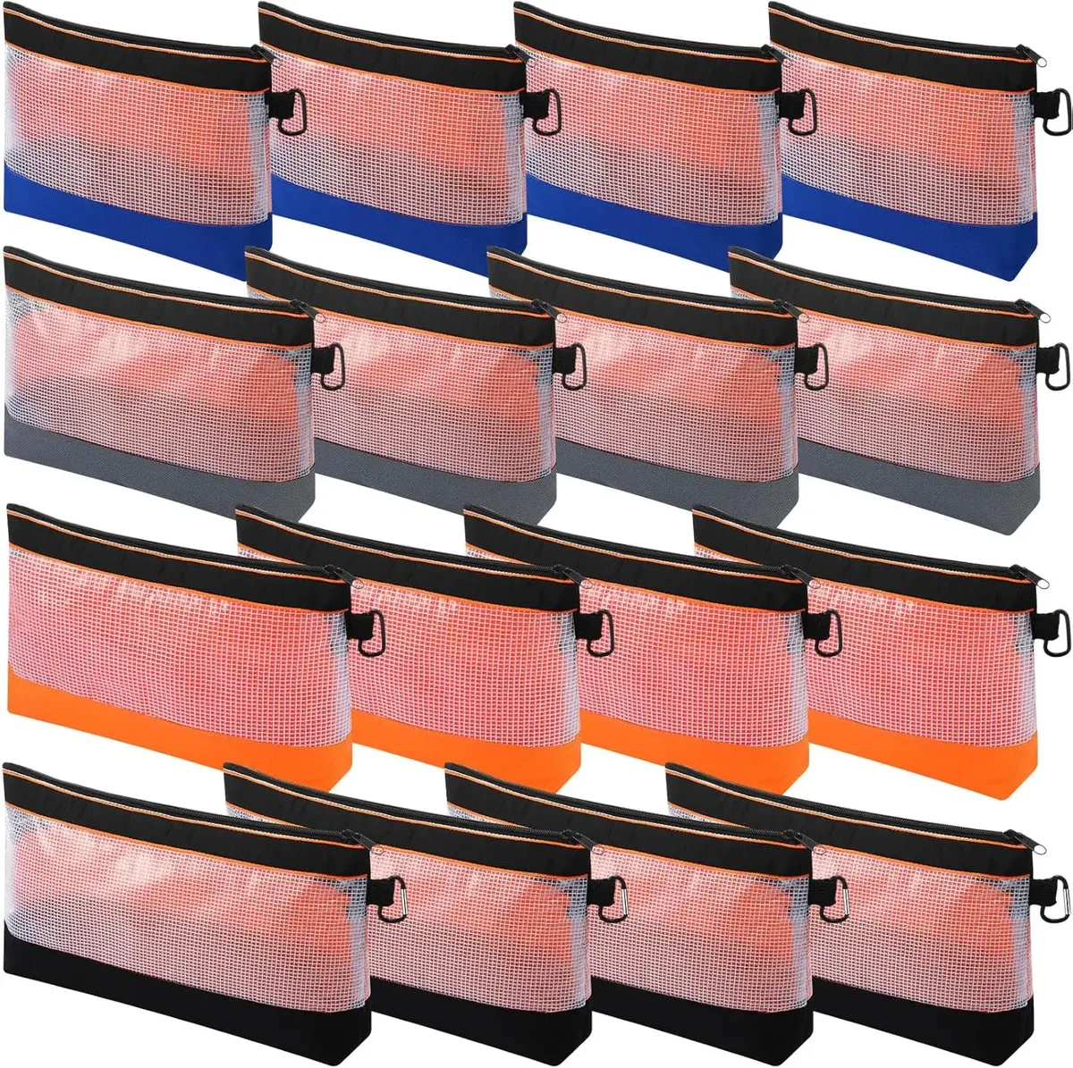 Sac de rangement étanche, sac à outils Transparent en PVC, Kit de matériel antistatique, sac de pièces portables, sac de travail pratique multifonctionnel