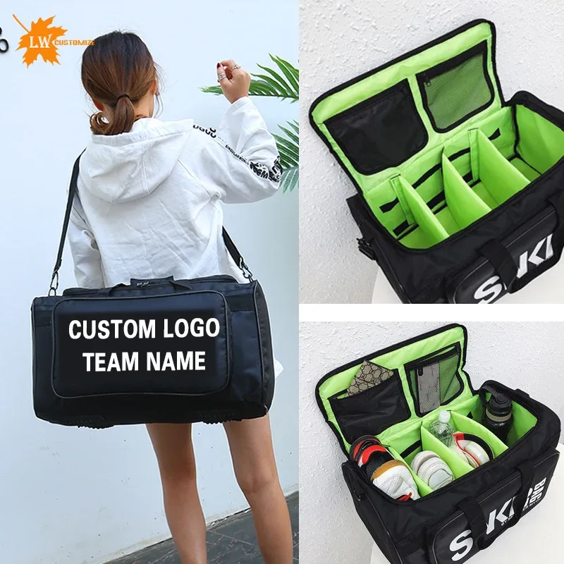 sac de sport personnalisé pour le basketball, grande capacité, sac de voyage, logo personnalisé imprimé, sac de rangement pour le football