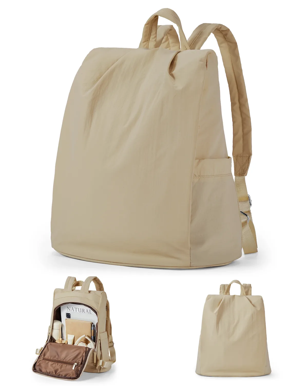 sac à dos pour femmes, sac à dos moderne simple, sac à dos de travail léger pour femmes, sac à dos de voyage antivol
