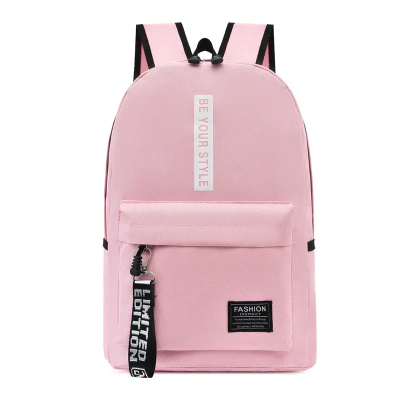 sac à dos oxford de grande capacité, couleur unie, multifonctionnel, design simple pour les étudiants, idéal pour la rentrée scolaire, 2025