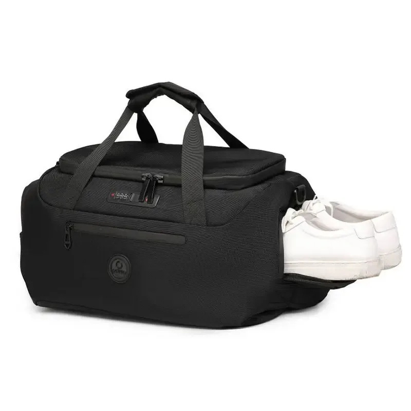 ozuko-sacs de sport étanches pour hommes, sacs de voyage de grande capacité, sacs à main de gym avec poche arrière pour chaussures, sacs à dos multifonctions pour court voyage