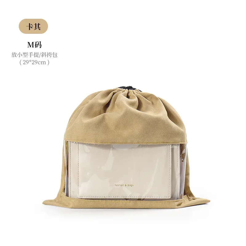s/m/l transparent voyage emballage cube sac sac à poussière sacs à cordon organisateur sac à poussière voyage chaussures sacs de rangement organisateur de voyage