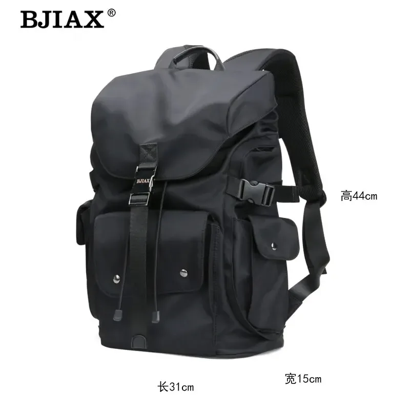sac dos nylon noir texture jacquard poche limon bandoulière arquée imperméable usage voyage loisirs école affaires