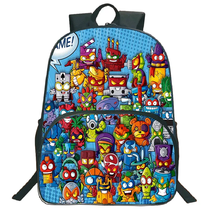 nouveau superthings dessin animé sac à dos 3 pièces ensemble garçons filles cartable sac à bandoulière sac à crayons supthings cartable scolaire voyage mochila