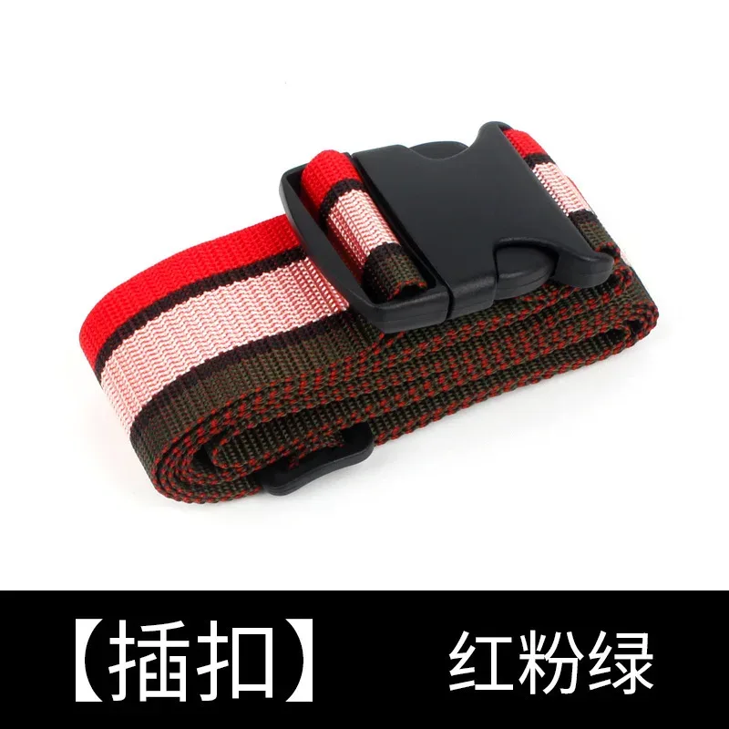 sangle de bagage en polypropylène, ceinture d'emballage arc-en-ciel antivol, accessoires pour valise de cabine, attache de sac