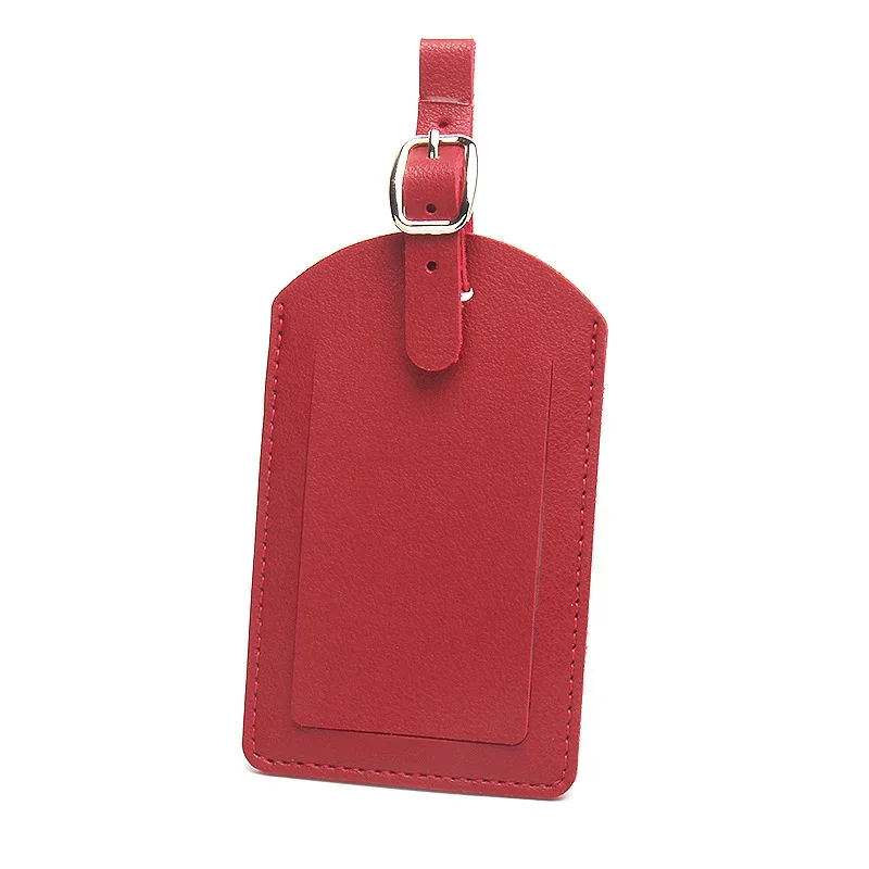 étiquette bagage porte cartes identité voyage accessoires compacts couleurs variées pochettes intérieures fermeture bouton doré usage international