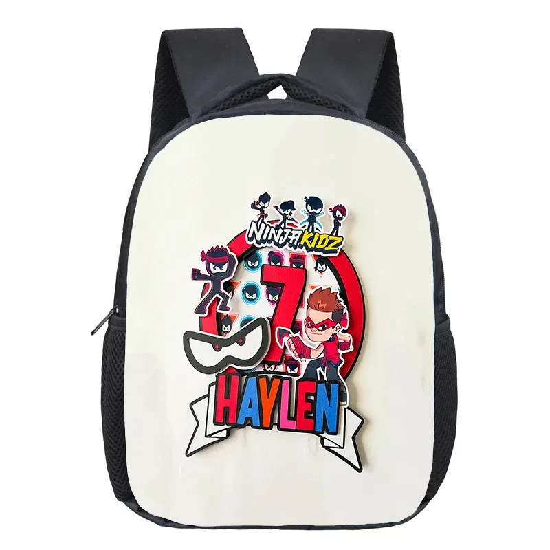 sac à dos ninja kidz pour enfants de 12 pouces, sac à livres pour la maternelle, sacs d'école à la mode pour enfants, sac à dos de voyage décontracté, sac à double épaule