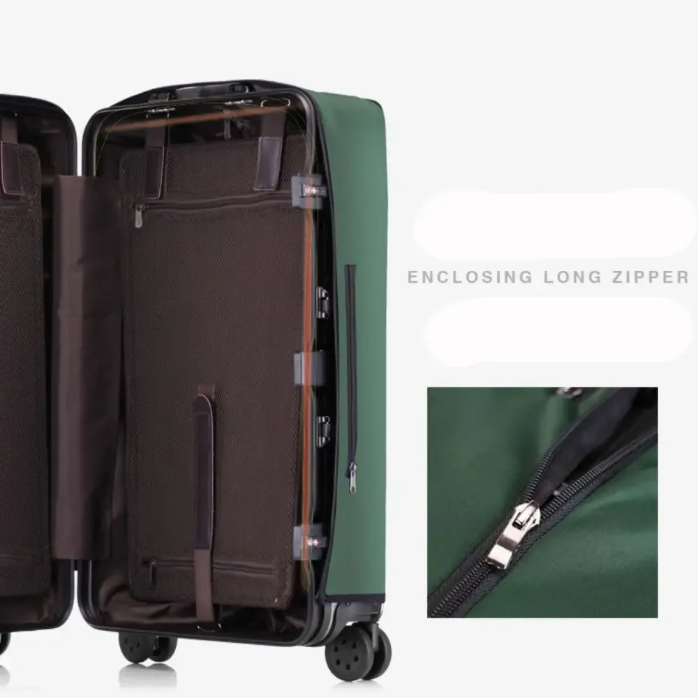 nouvelle housse de valise transparente en pvc, imperméable, sans démontage requis, housse de voyage, housse de protection de bagages transparente et élastique