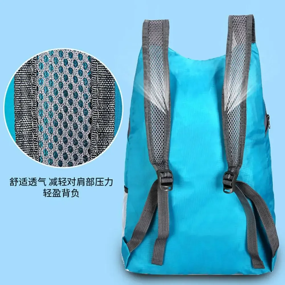 sac à dos pliable portable, sac de montagne pliable, ultraléger, pour l'escalade en plein air, le cyclisme, les voyages, la randonnée, sac à dos de jour