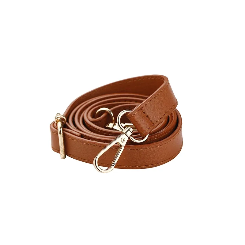 sangle de sac à bandoulière en cuir pu, double couche, ceinture de remplacement, poignée de sac à main, accessoires de sac, 130cm de long, initié