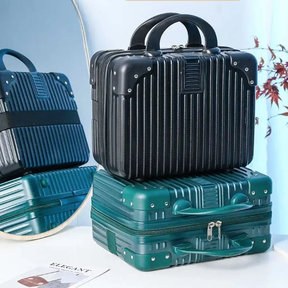 valise de voyage 14 pouces, mini trousse de toilette, bagage cabine pour femme - ventes flash