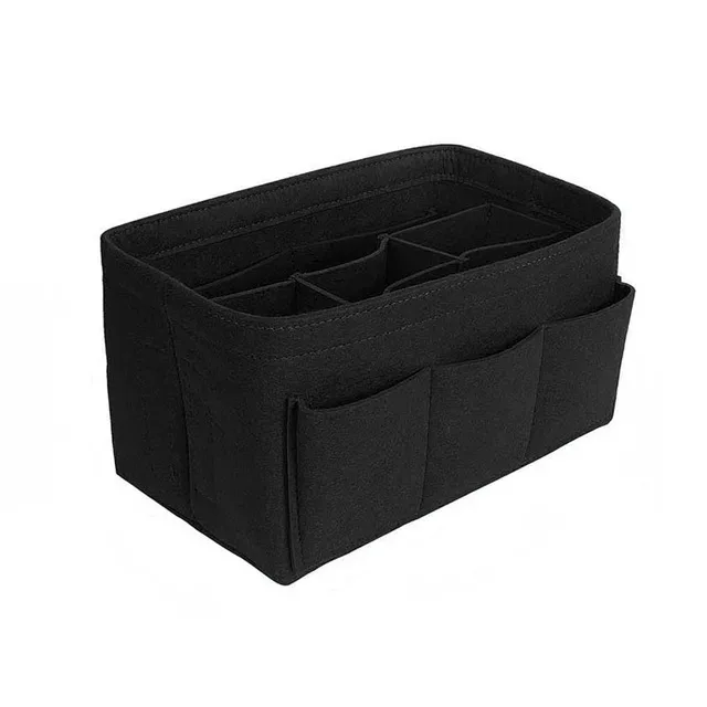 hhyukimi marque maquillage organisateur feutre insérer sac pour sac à main voyage intérieur sac à main portable sacs à cosmétiques adapté diverses marques sacs