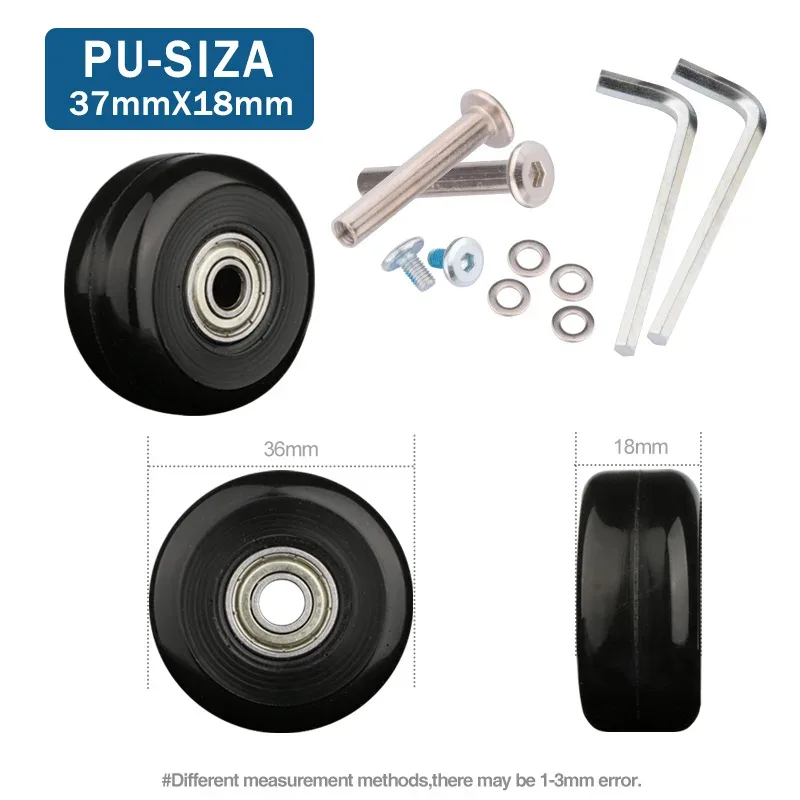 roues de remplacement universelles pour bagages de voyage, accessoires de réparation de valise, à la mode, 360 spinner