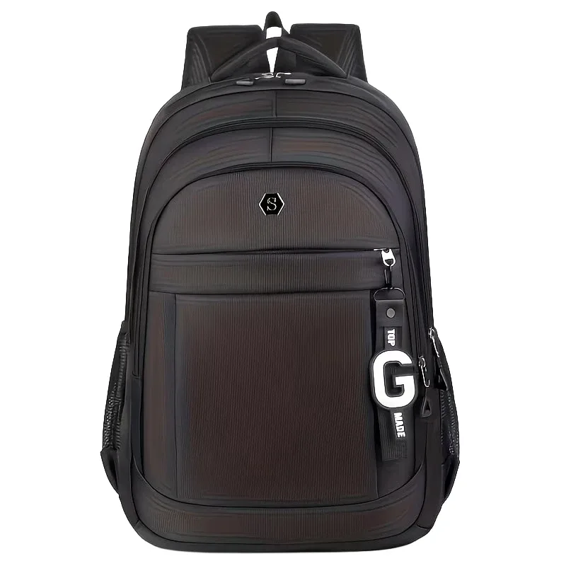 sac à dos oxford résistant à l'usure, sac pour ordinateur portable multi-zippé de grande capacité pour hommes et femmes, pour le travail, l'école et les voyages en plein air