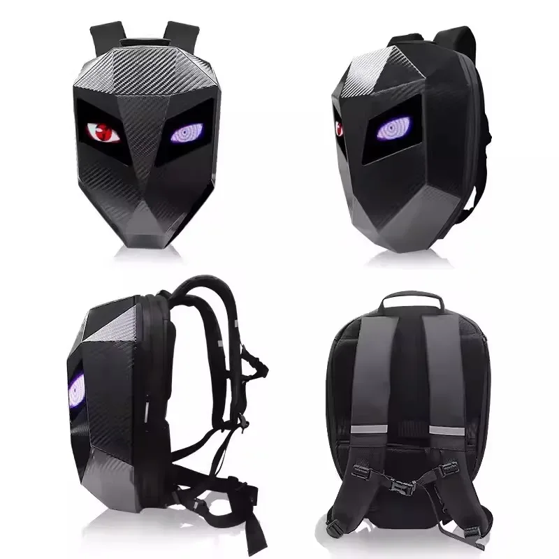 sac à dos de cyclisme led knight avec compartiment pour casque de moto, sacs pour motos, sacs étanches pour ordinateurs portables, saco moto, sac d'école