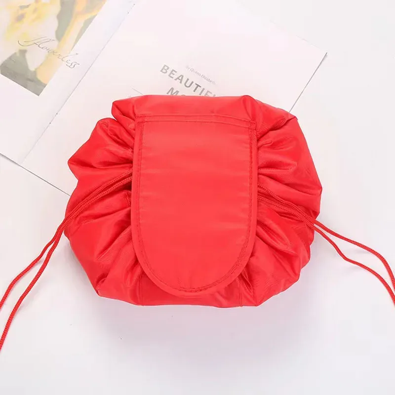 nouvelle trousse de toilette portable pour femme, sac de rangement à cordon de serrage grande capacité, best-seller