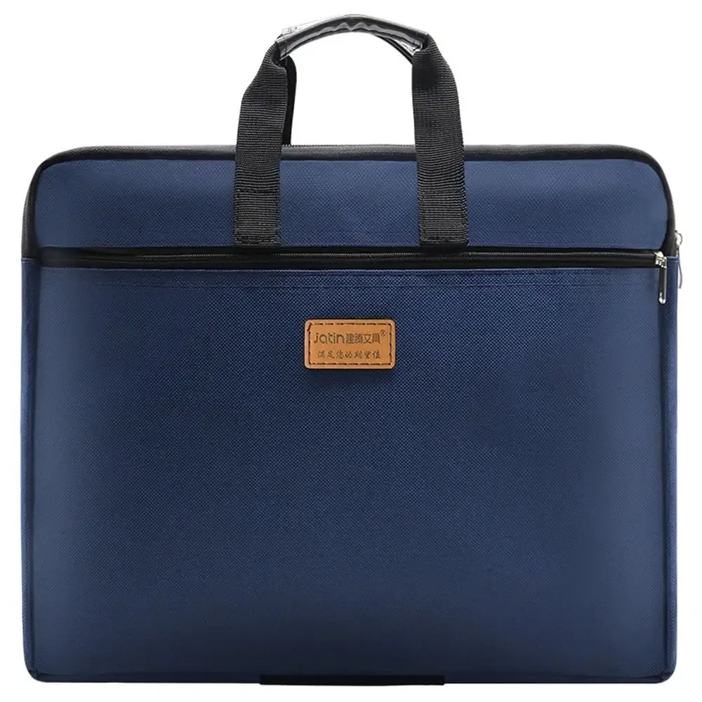 sac de rangement portable a4 en tissu oxford simple, organiseur de documents multicouche, porte-documents a4 à fermeture éclair, mallette professionnelle pour documents, sac pour fille
