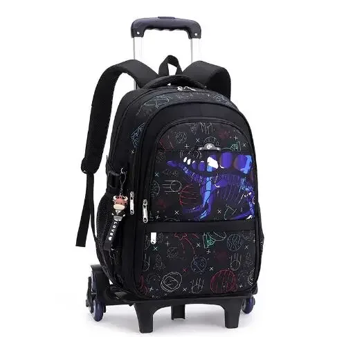 sac à dos à roulettes pour enfants, cartable d'école pour garçons avec roulettes, sac à bagages, sacs à roulettes pour l'école