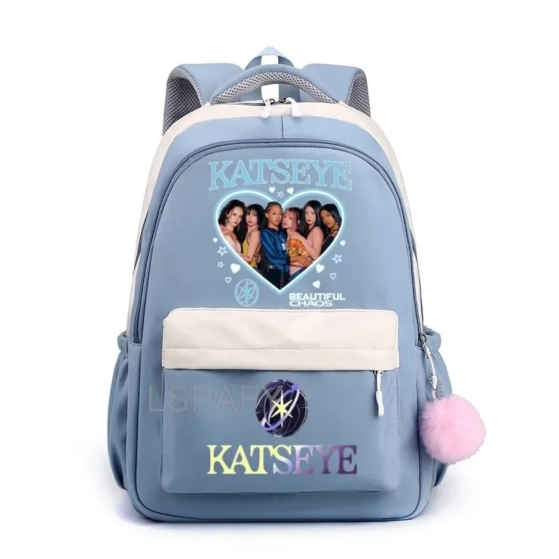 sac à dos pour ordinateur portable katseye funny teenager, sac d'école en toile cool pour femmes, sacs à dos d'étudiant de haute qualité, sac d'école tendance pour filles