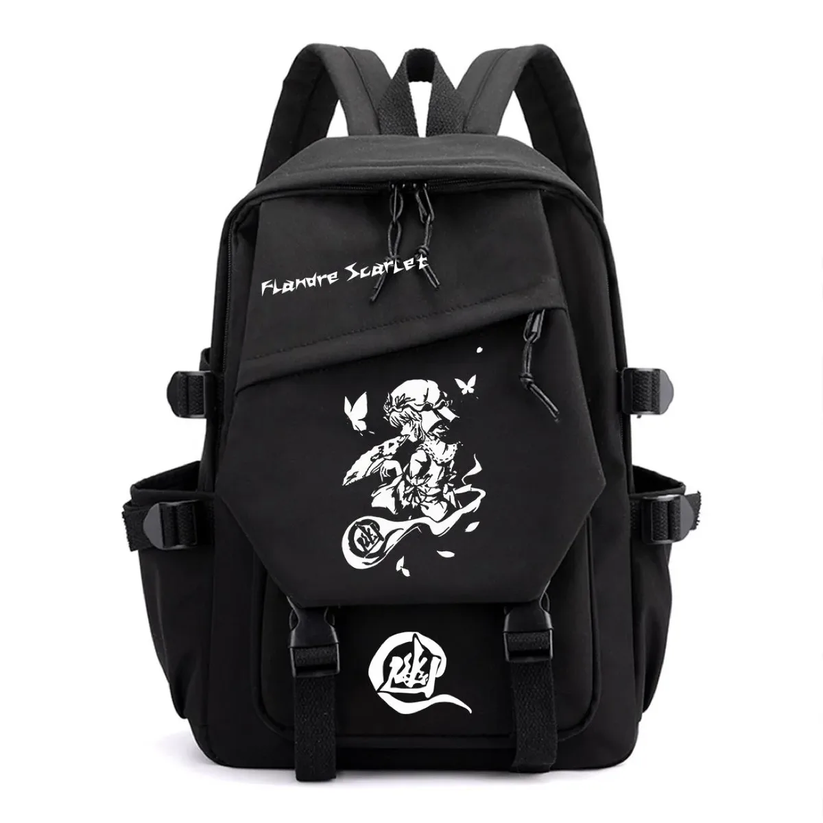 sac à dos touhou project ‌ sac à dos de voyage de grande capacité pour étudiants, imprimé dessin animé hakurei reimu kirisame marisa