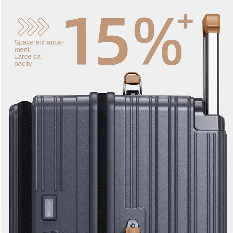 nouvelle valise de voyage grande capacité 28/30 pouces, ouverture frontale, poignée large, compartiment profond, valise de voyage 20 pouces