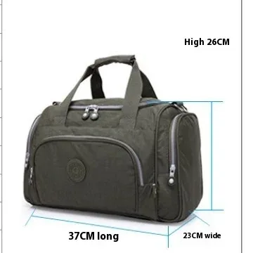 sacs à main en nylon de marque pour femmes, sac de voyage léger, sac de voyage à main, bagage à main pour voyage