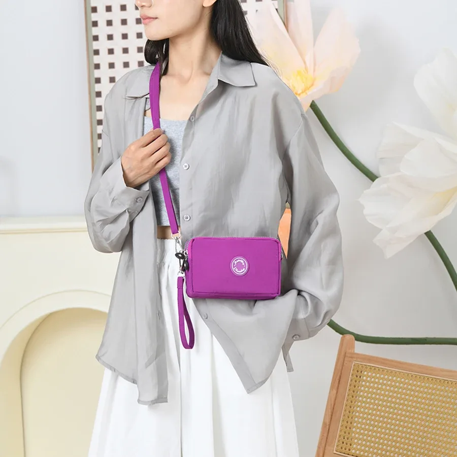 porte-téléphone portable, sac à main, sac à bandoulière, sac de cou, sac en tissu, mini sac pour ranger les petites monnaies.