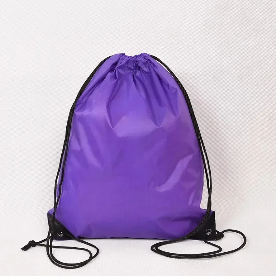 sac à dos à cordon de serrage pour chaussures, 10 pièces, sacs à bandoulière, sac de sport, couleur muti, personnalisé, logo personnalisé