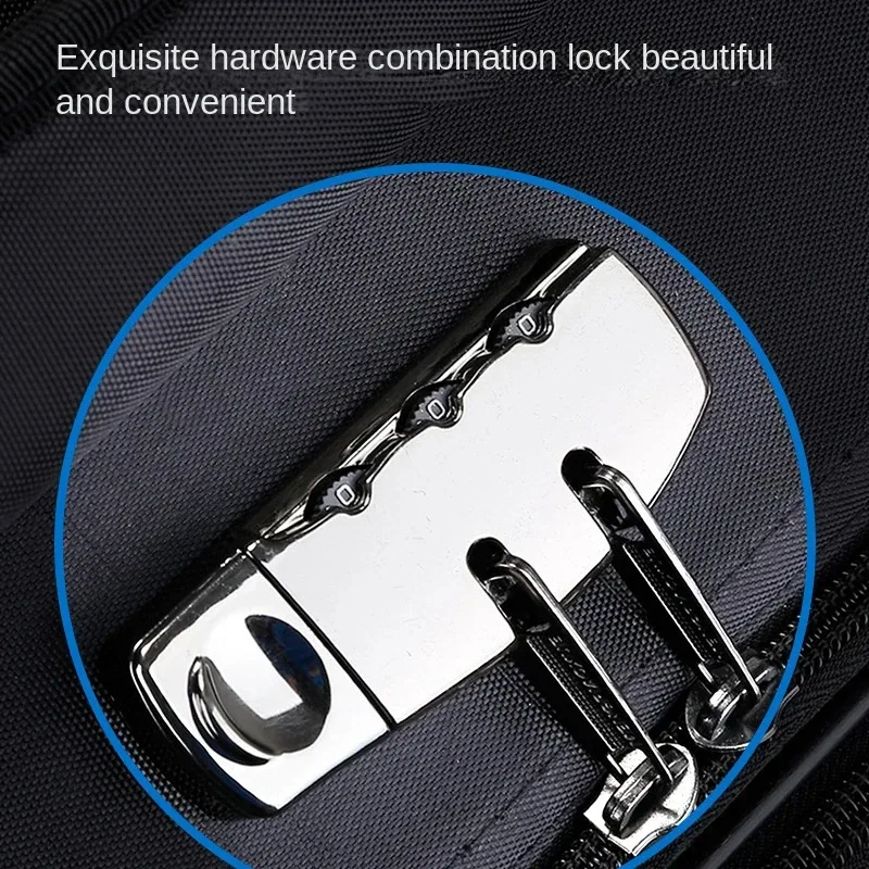 valise de voyage grande capacité, sac à roulettes imperméable en oxford, roulettes universelles, 20 pouces, bagage cabine