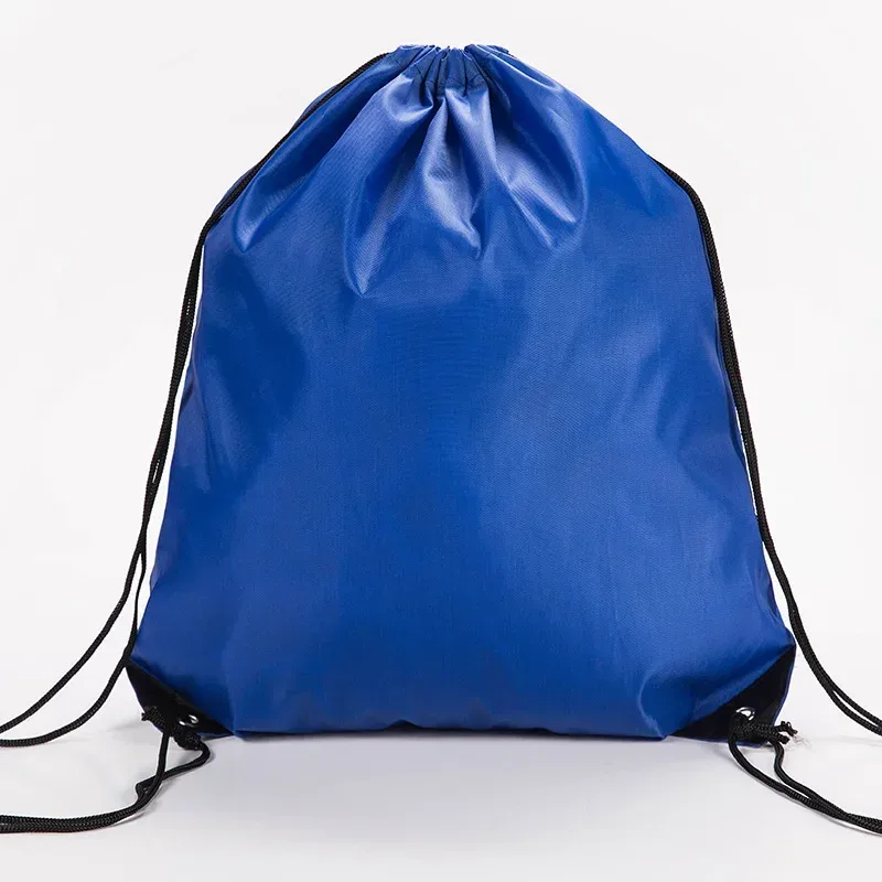 nouveau polyester imperméable sport cordon sac à dos sac décontracté hommes femmes plage natation portable cordon chaussures vêtements sacs