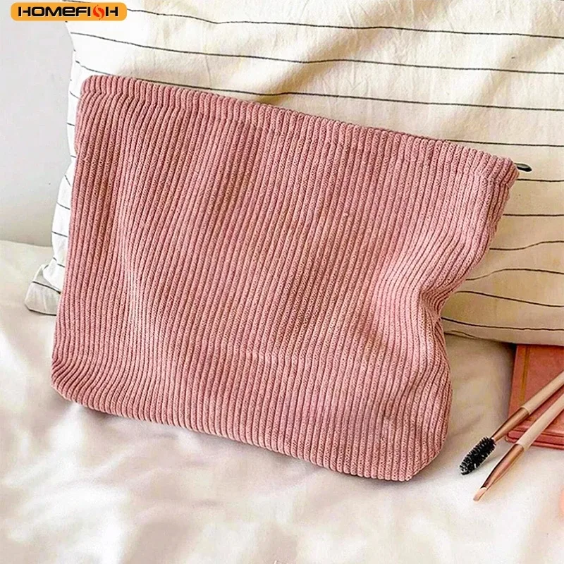 sac de toilette zippé grande taille homefish pour femme – trousse de maquillage élégante pour les activités quotidiennes et les voyages