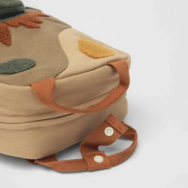 2025 nouveaux enfants et étudiants de la maternelle vont à l'école shopping toile dinosaure broderie dessin animé sac à dos personnalisé