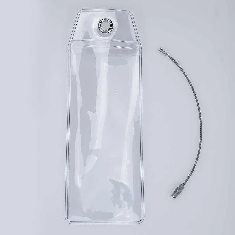 nouveau porte-étiquette de bagage de croisière, fermeture éclair étanche, pvc transparent, accessoires en plastique, acier inoxydable pour les croisières royal caribbean